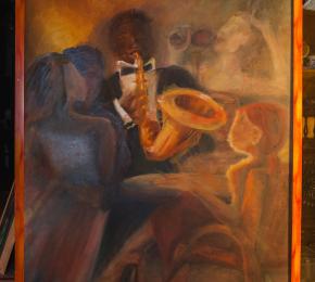 Obraz Saxofonista