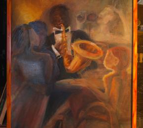 Obraz Saxofonista