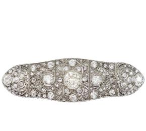 Diamantová brož - 7,085 ct