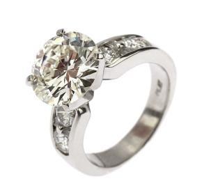 Prsten s diamantem 4,20 ct