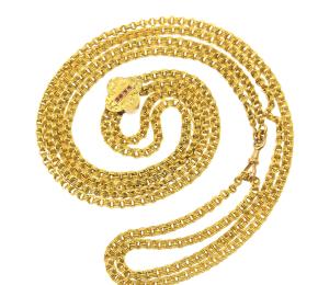 Zlatý řetízek s jezdcem