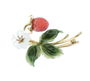 Brož lesní jahůdka