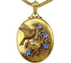 Velký zlatý medailon