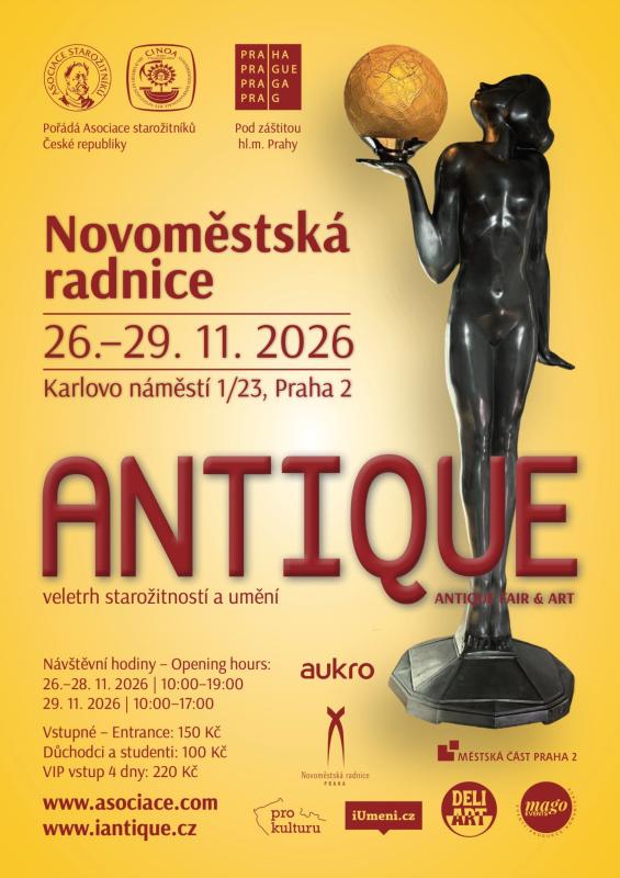 Podzimní ANTIQUE představí starožitnosti a umění jako most mezi generacemi